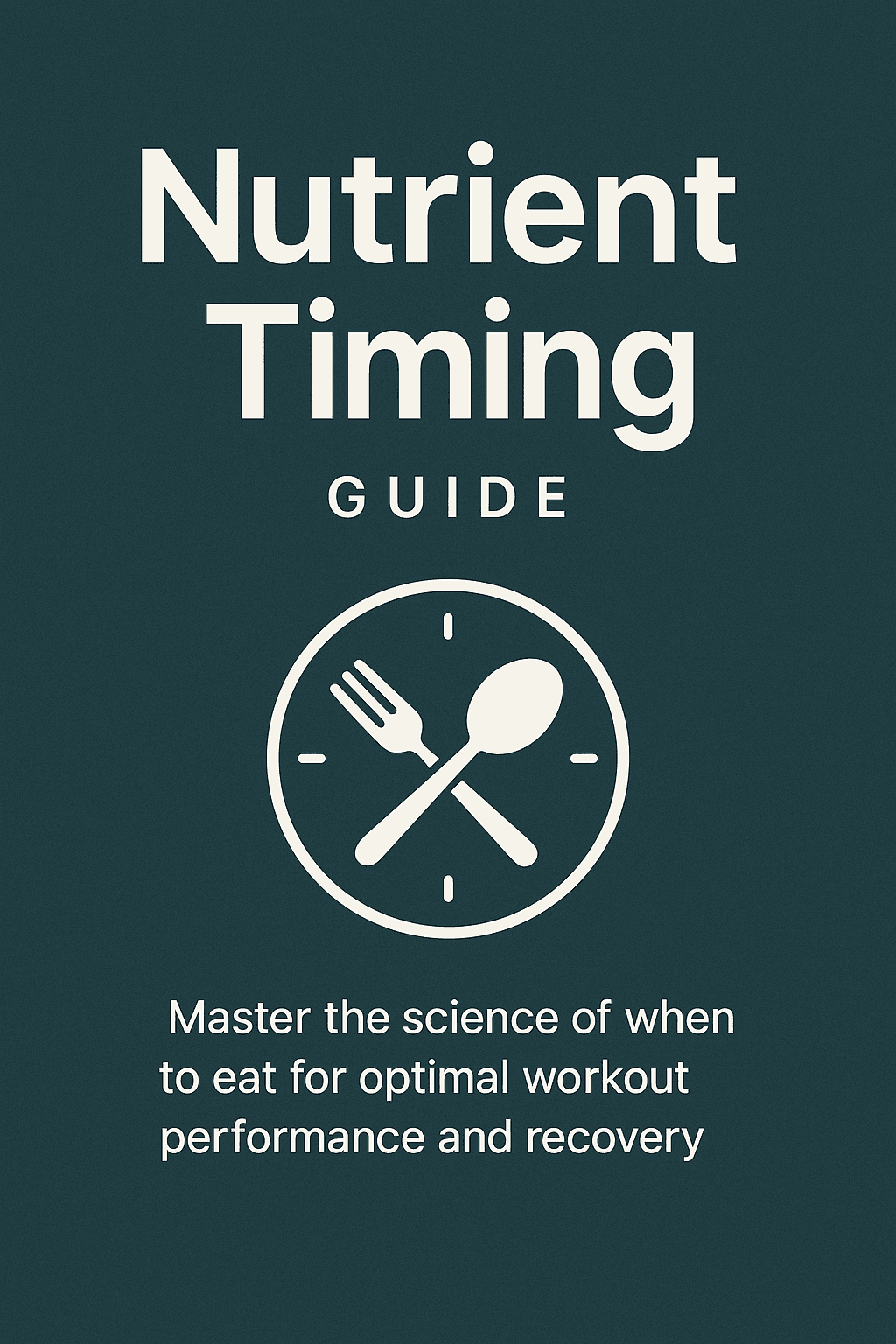 Nutrient Timing Guide Cover