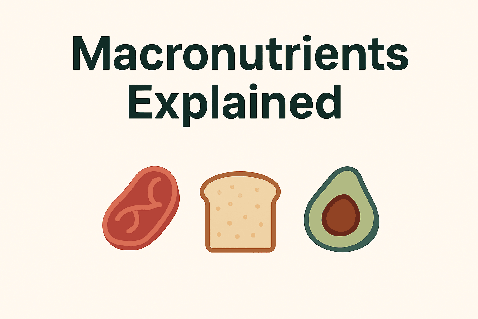 Macronutrients Explained: Protein, Carbs, and Fats Made Simple